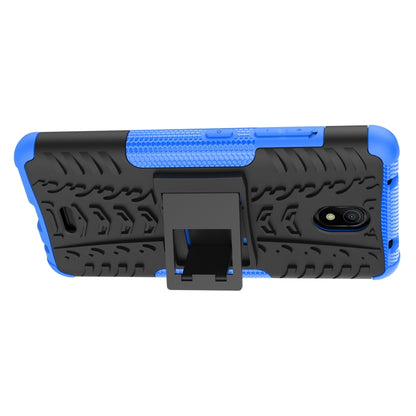 Tire Texture TPU + PC Phone Case with Holder, For Nokia C100, For Nokia C200, For Nokia G100