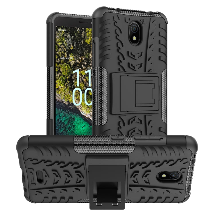 Tire Texture TPU + PC Phone Case with Holder, Series 2