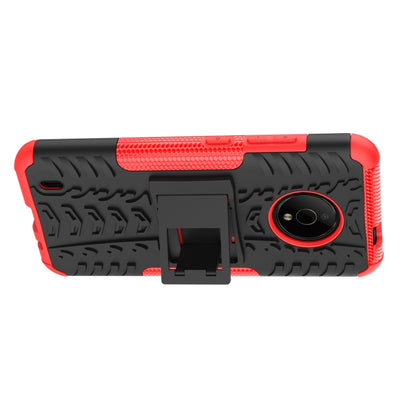 Tire Texture TPU + PC Phone Case with Holder, Series 1