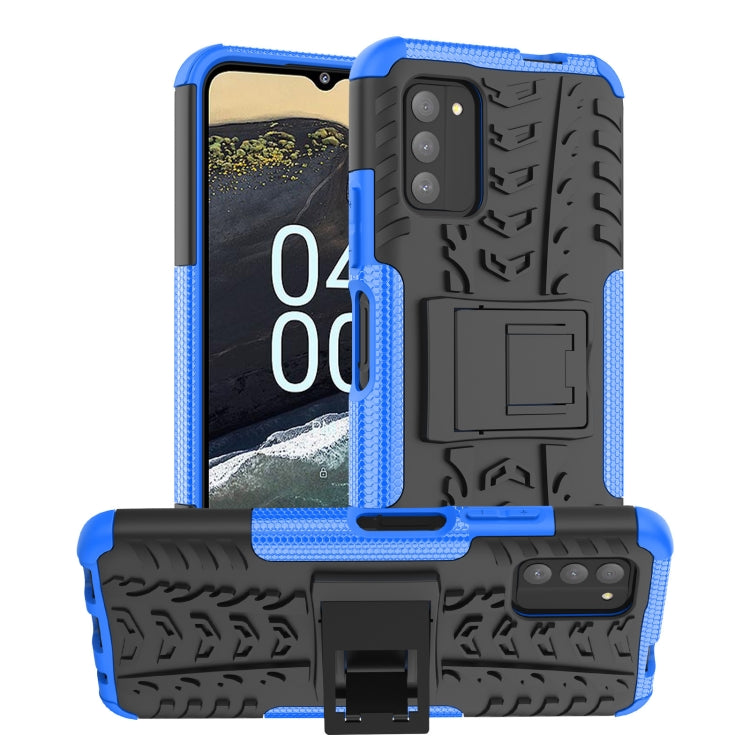 Tire Texture TPU + PC Phone Case with Holder, For Nokia C100, For Nokia C200, For Nokia G100
