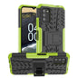 Tire Texture TPU + PC Phone Case with Holder, For Nokia C100, For Nokia C200, For Nokia G100