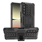 Tire Texture TPU + PC Phone Case with Holder, Series 1