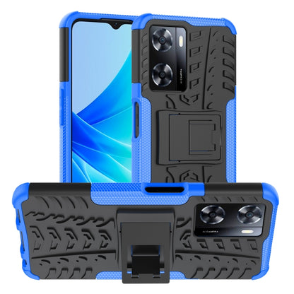 Tire Texture TPU + PC Phone Case with Holder, For OPPO A57 4G
