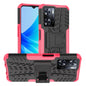 Tire Texture TPU + PC Phone Case with Holder, For OPPO A57 4G