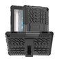 Tire Texture TPU + PC Tablet Case with Holder