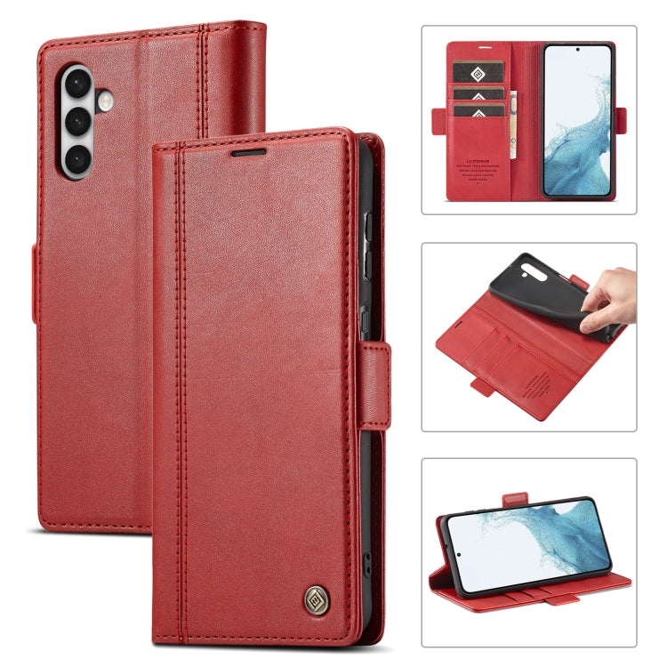 LC.IMEEKE PU + TPU Skin-friendly Feeling Leather Phone Case