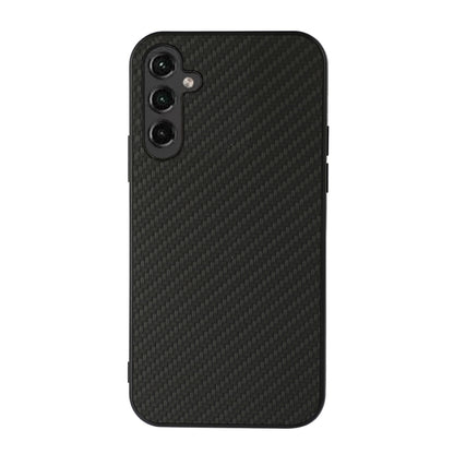 Accurate Hole Carbon Fiber Texture PU Phone Case, For Samsung Galaxy A14 5G, For Samsung Galaxy S23+ 5G, For Samsung Galaxy S23 Ultra 5G