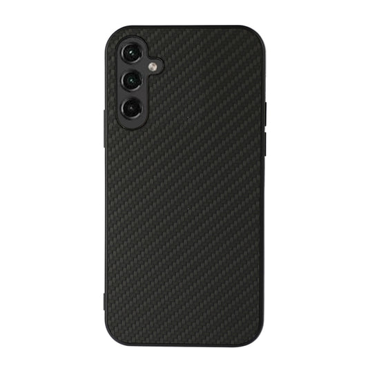 Accurate Hole Carbon Fiber Texture PU Phone Case, For Samsung Galaxy A14 5G, For Samsung Galaxy S23+ 5G, For Samsung Galaxy S23 Ultra 5G