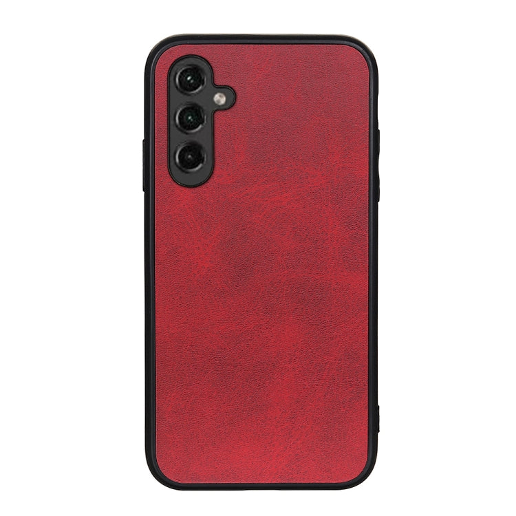 Accurate Hole Two-color Calf Texture PU Phone Case, For Samsung Galaxy A14 5G, For Samsung Galaxy S23+ 5G, For Samsung Galaxy S23 Ultra 5G