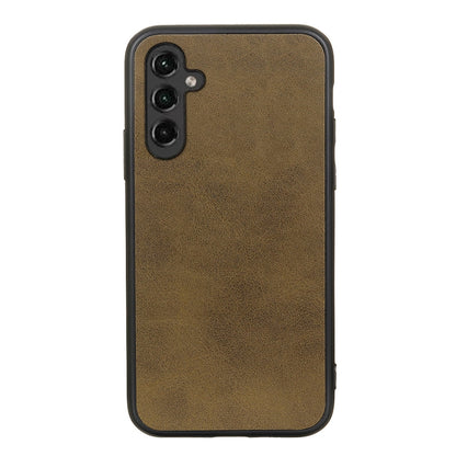 Accurate Hole Two-color Calf Texture PU Phone Case, For Samsung Galaxy A14 5G, For Samsung Galaxy S23+ 5G, For Samsung Galaxy S23 Ultra 5G