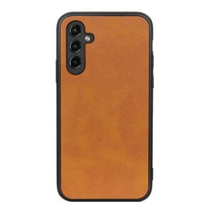 Accurate Hole Two-color Calf Texture PU Phone Case, For Samsung Galaxy A14 5G, For Samsung Galaxy S23+ 5G, For Samsung Galaxy S23 Ultra 5G