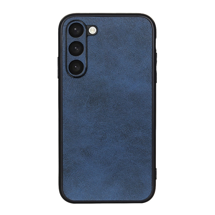 Accurate Hole Two-color Calf Texture PU Phone Case, For Samsung Galaxy A14 5G, For Samsung Galaxy S23+ 5G, For Samsung Galaxy S23 Ultra 5G