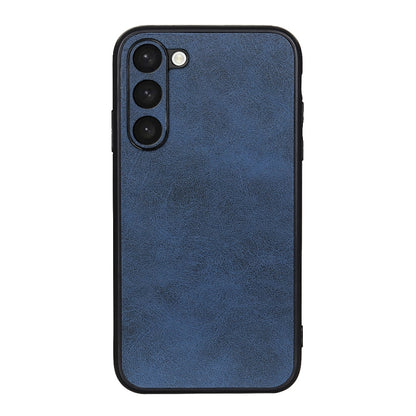 Accurate Hole Two-color Calf Texture PU Phone Case, For Samsung Galaxy A14 5G, For Samsung Galaxy S23+ 5G, For Samsung Galaxy S23 Ultra 5G