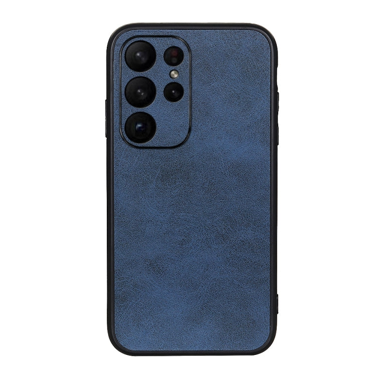 Accurate Hole Two-color Calf Texture PU Phone Case