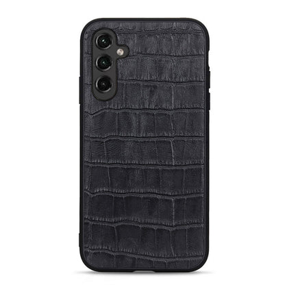 Crocodile Texture Genuine Leather Phone Case, For Samsung Galaxy A14 5G, For Samsung Galaxy S23+ 5G, For Samsung Galaxy S23 Ultra 5G