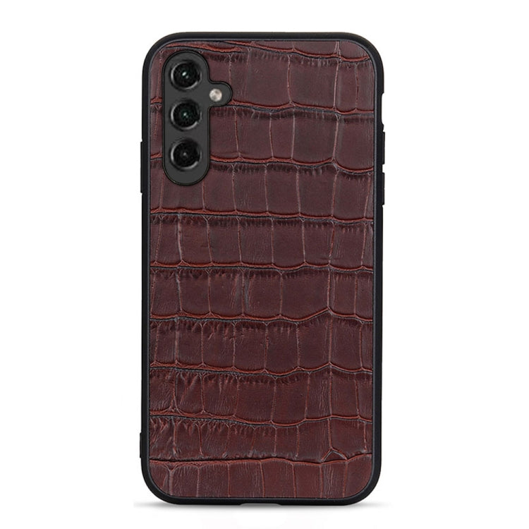 Crocodile Texture Genuine Leather Phone Case