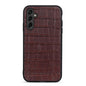 Crocodile Texture Genuine Leather Phone Case