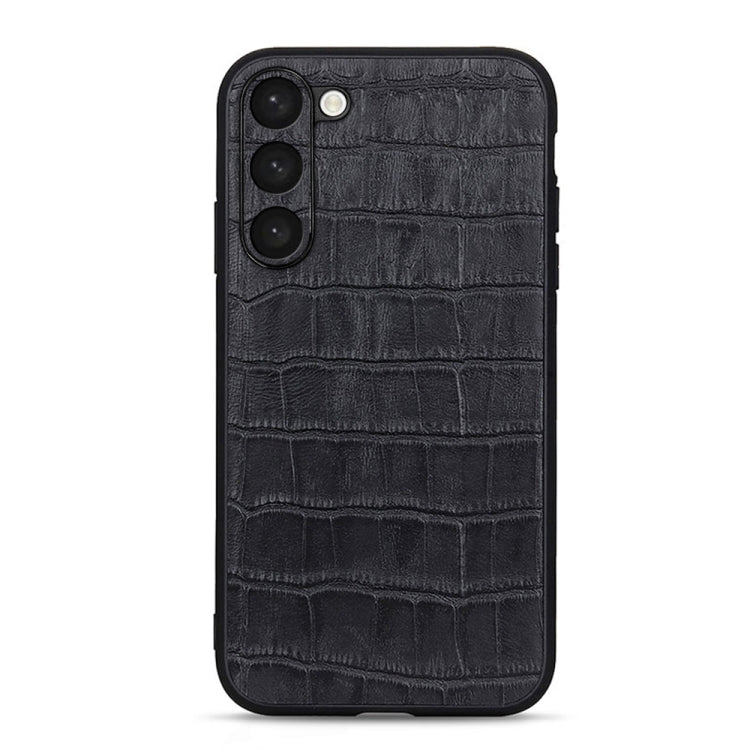 Crocodile Texture Genuine Leather Phone Case, For Samsung Galaxy A14 5G, For Samsung Galaxy S23+ 5G, For Samsung Galaxy S23 Ultra 5G