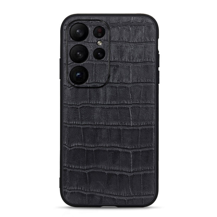 Crocodile Texture Genuine Leather Phone Case