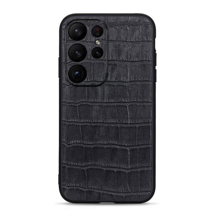 Crocodile Texture Genuine Leather Phone Case, For Samsung Galaxy A14 5G, For Samsung Galaxy S23+ 5G, For Samsung Galaxy S23 Ultra 5G