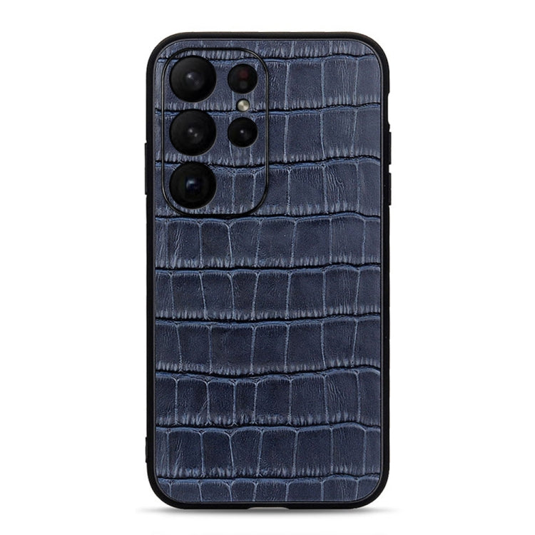 Crocodile Texture Genuine Leather Phone Case, For Samsung Galaxy A14 5G, For Samsung Galaxy S23+ 5G, For Samsung Galaxy S23 Ultra 5G