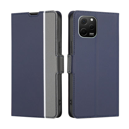 Twill Texture Side Buckle Leather Phone Case