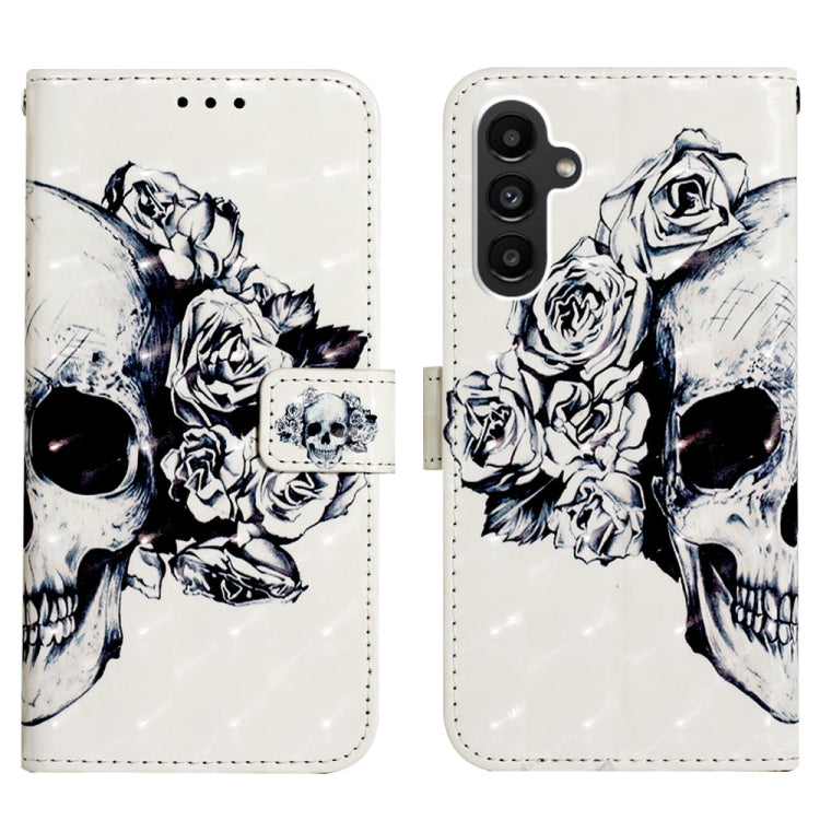 3D Painting Horizontal Flip Leather Phone Case