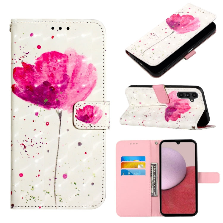 3D Painting Horizontal Flip Leather Phone Case