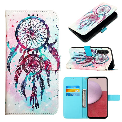3D Painting Horizontal Flip Leather Phone Case, For Samsung Galaxy A14 5G, For Samsung Galaxy S23 5G, For Samsung Galaxy S23+ 5G