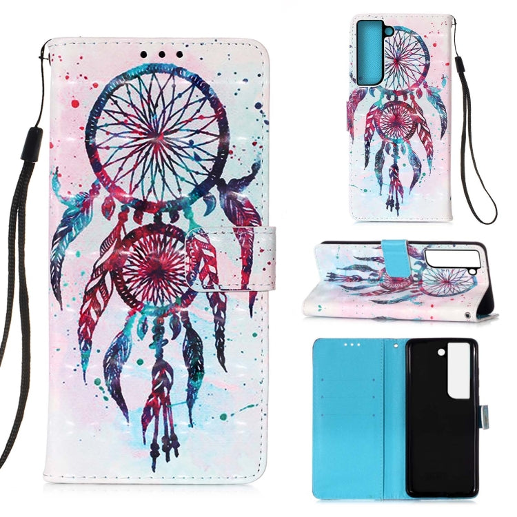 3D Painting Horizontal Flip Leather Phone Case, For Samsung Galaxy A14 5G, For Samsung Galaxy S23 5G, For Samsung Galaxy S23+ 5G