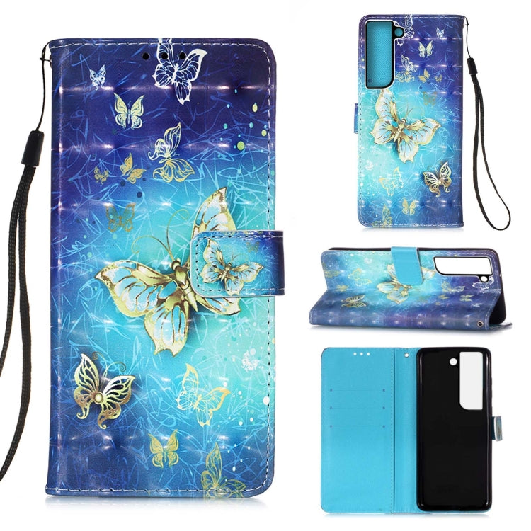 3D Painting Horizontal Flip Leather Phone Case, For Samsung Galaxy A14 5G, For Samsung Galaxy S23 5G, For Samsung Galaxy S23+ 5G