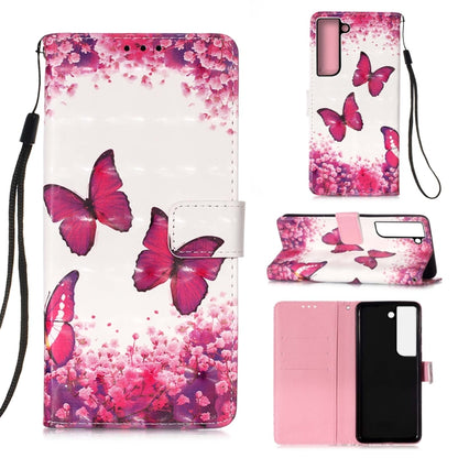 3D Painting Horizontal Flip Leather Phone Case