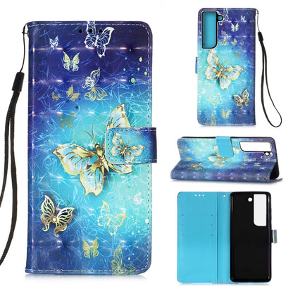 3D Painting Horizontal Flip Leather Phone Case