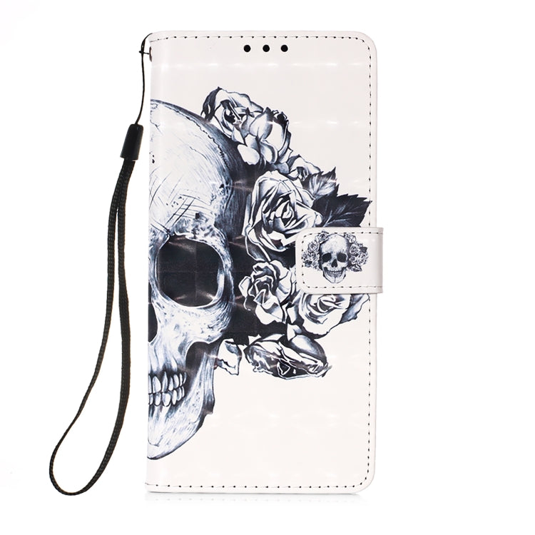 3D Painting Horizontal Flip Leather Phone Case