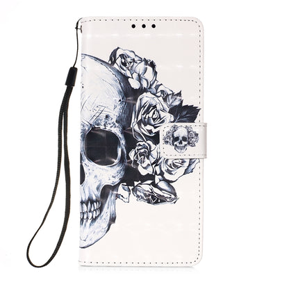 3D Painting Horizontal Flip Leather Phone Case