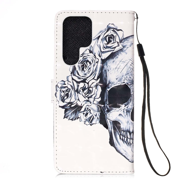 3D Painting Horizontal Flip Leather Phone Case