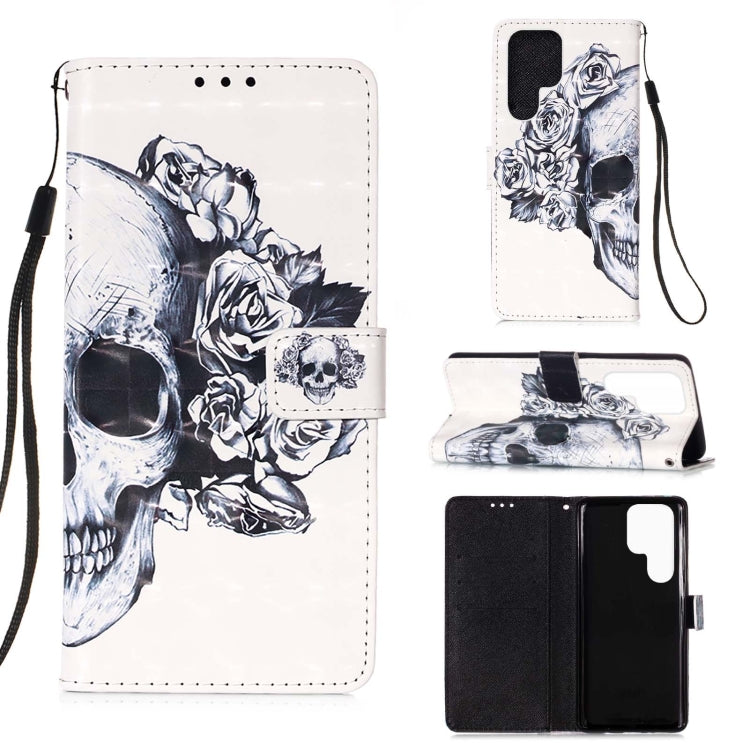 3D Painting Horizontal Flip Leather Phone Case