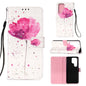 3D Painting Horizontal Flip Leather Phone Case