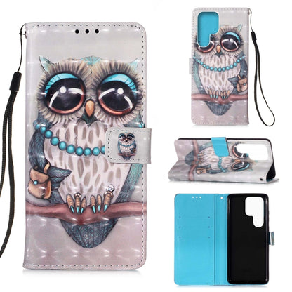 3D Painting Horizontal Flip Leather Phone Case