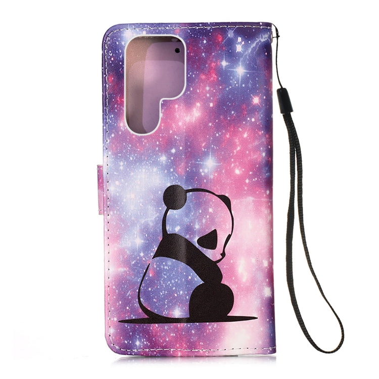 Colored Drawing Pattern Plain Weave Leather Phone Case