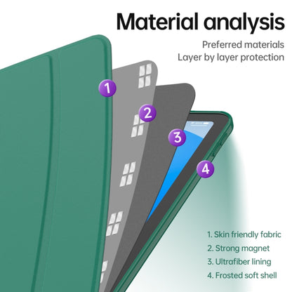 3-fold TPU Leather Smart Tablet Case, For iPad 10th Gen 10.9 2022