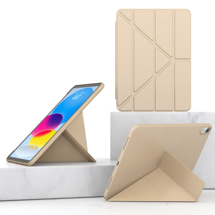 Multi-folding TPU Leather Smart Tablet Case, For iPad 10th Gen 10.9 2022