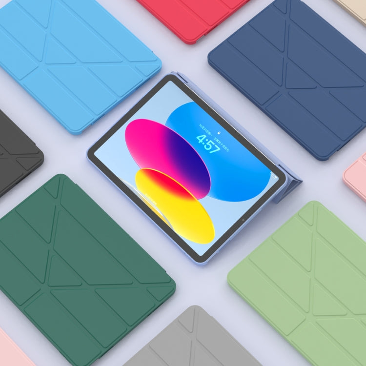 Multi-folding TPU Leather Smart Tablet Case, For iPad 10th Gen 10.9 2022