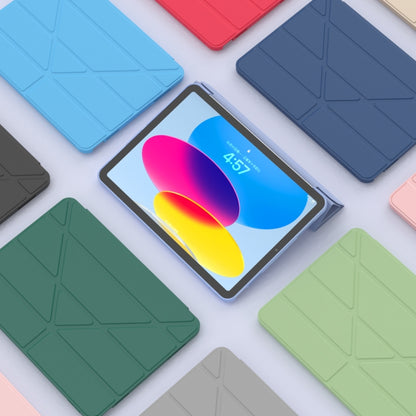 Multi-folding TPU Leather Smart Tablet Case, For iPad 10th Gen 10.9 2022