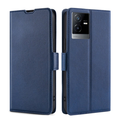 Ultra-thin Voltage Side Buckle Horizontal Flip Leather Phone Case