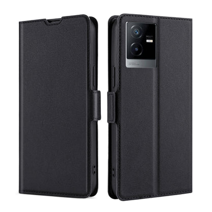 Ultra-thin Voltage Side Buckle Horizontal Flip Leather Phone Case