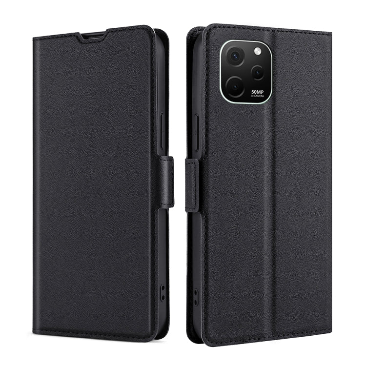 Ultra-thin Voltage Side Buckle Horizontal Flip Leather Phone Case