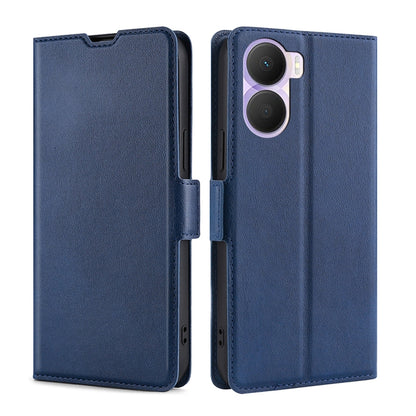 Ultra-thin Voltage Side Buckle Horizontal Flip Leather Phone Case