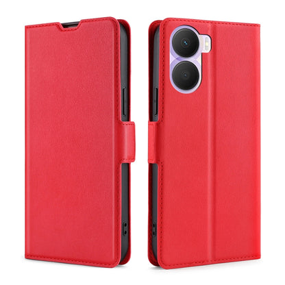 Ultra-thin Voltage Side Buckle Horizontal Flip Leather Phone Case
