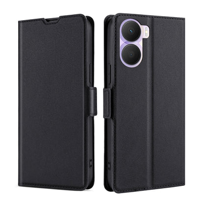 Ultra-thin Voltage Side Buckle Horizontal Flip Leather Phone Case